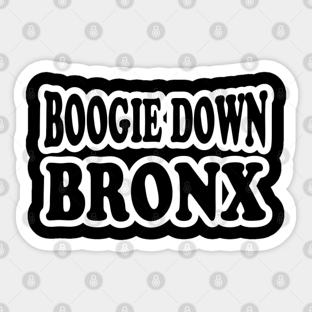 Boogie Down Bronx Sticker by forgottentongues